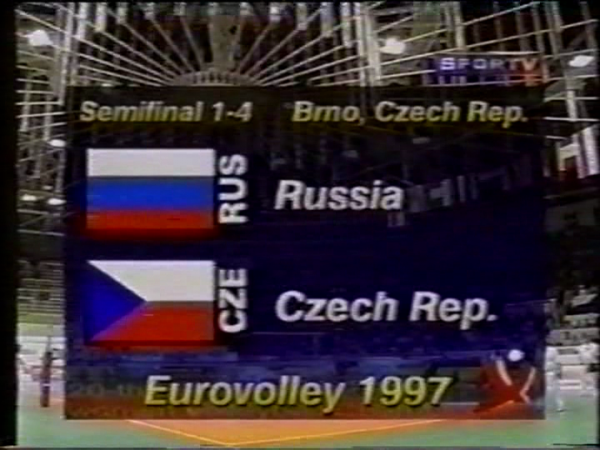 Campeonato Europeu 1997 - Rússia x Rep. Tcheca (semifinal)